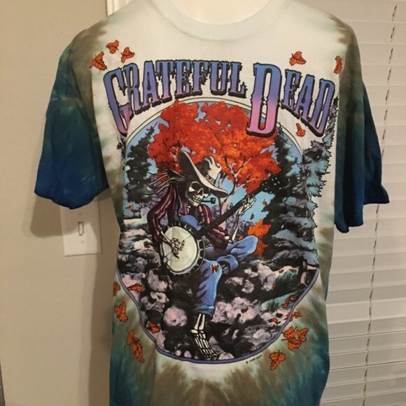 Grateful Dead Banjo Player Fall Tour Original T Shirt Size Large Box T01 - Picture 5 of 9